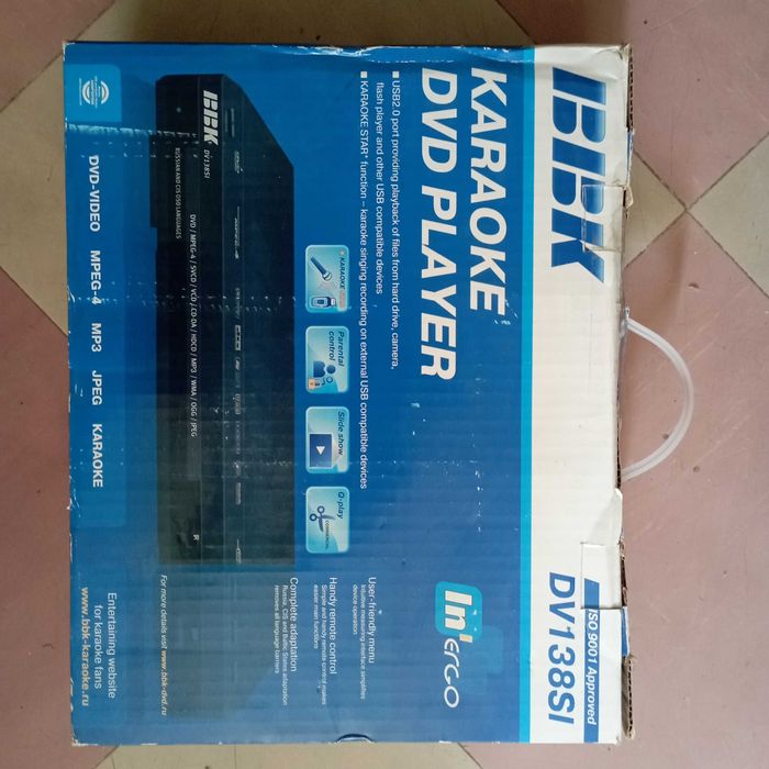Karaoke DVD player BBK DV 138SI. НОВЫЙ.