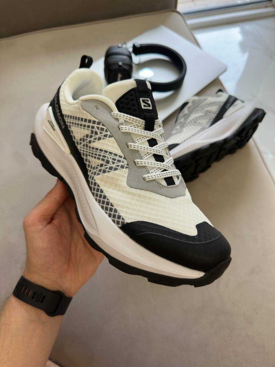 Чоловічі кросівки Salomon Elixir Activ білий з чорним 6345 НОВИЗНА