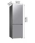 Lodówka SAMSUNG RB33B612ESA EF No frost 185.3cm Metaliczny grafit