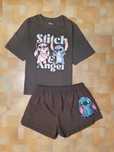 Пижама Stitch Disney М-L размер, комплект распаровка котон Стич