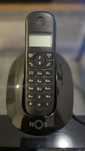 Telefone fixo com suporte como novo