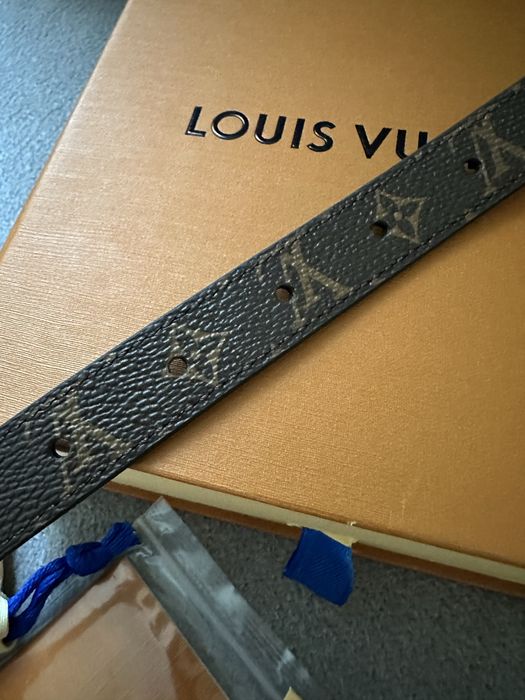 Louis Vuitton Iconic  dwustronny pasek Nowy