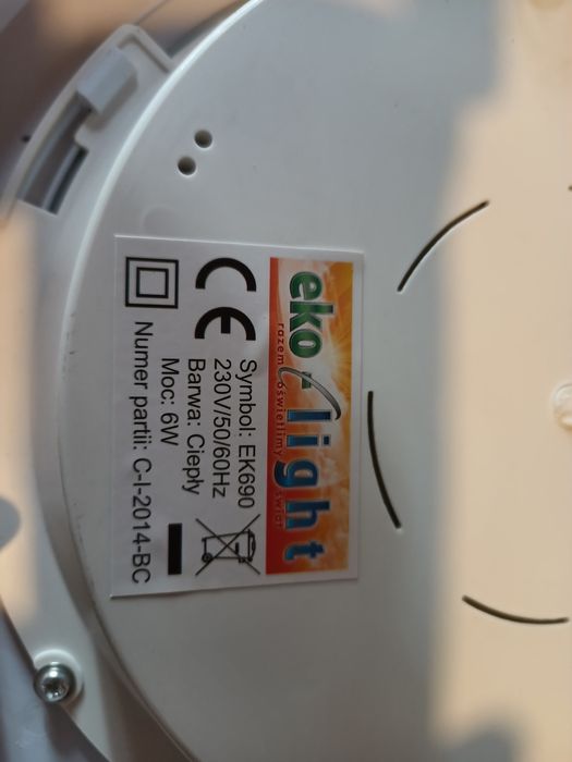 Plafon sufitowy LED 6w =60w