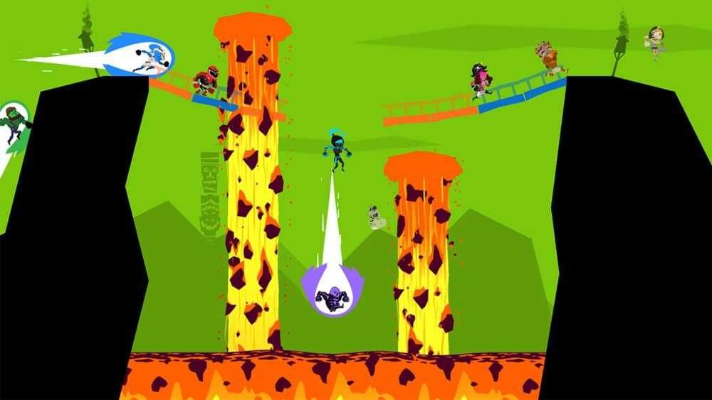 Runbow - Deluxe Edition PS4 / PS5 - kolorowa platformówka na dwóch