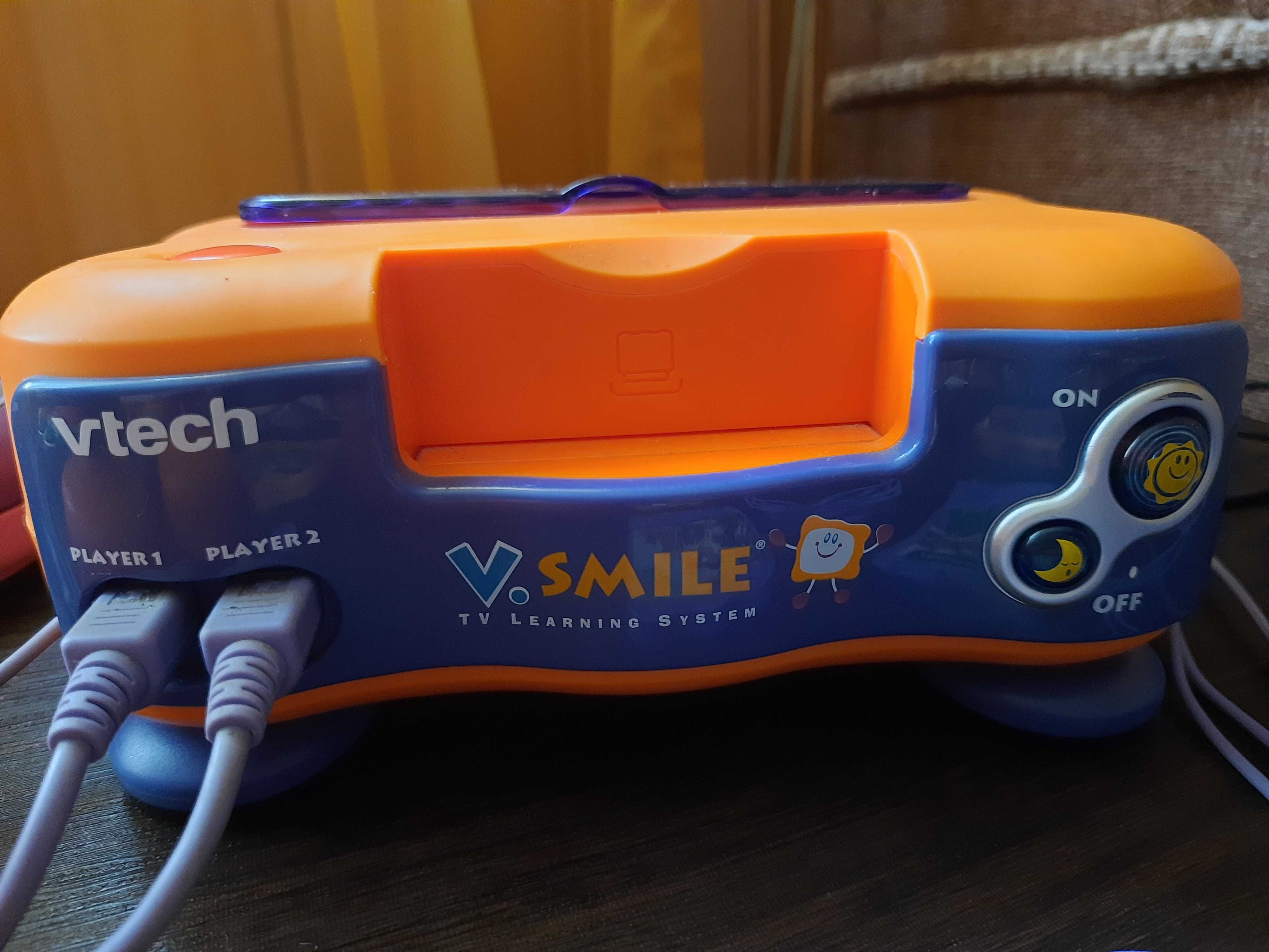 Vtech V-Tech V.Smile Втек ТВ- приставка +3 джойстики і 2 картриджі