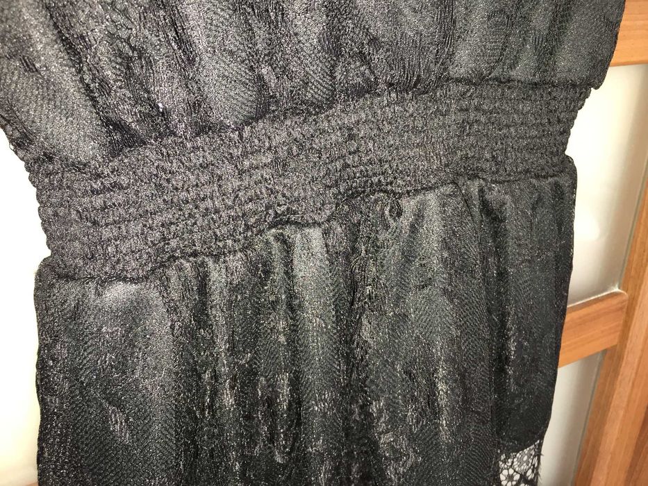 Elegancka bluzka z koronką r. S