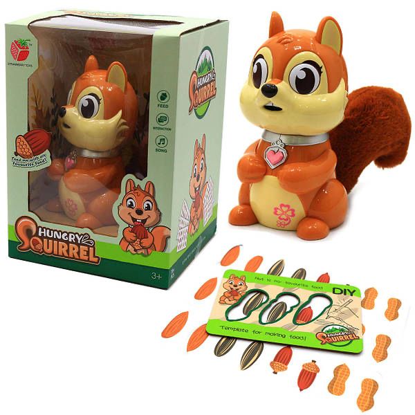 Интерактивная игрушка белка музыкальная