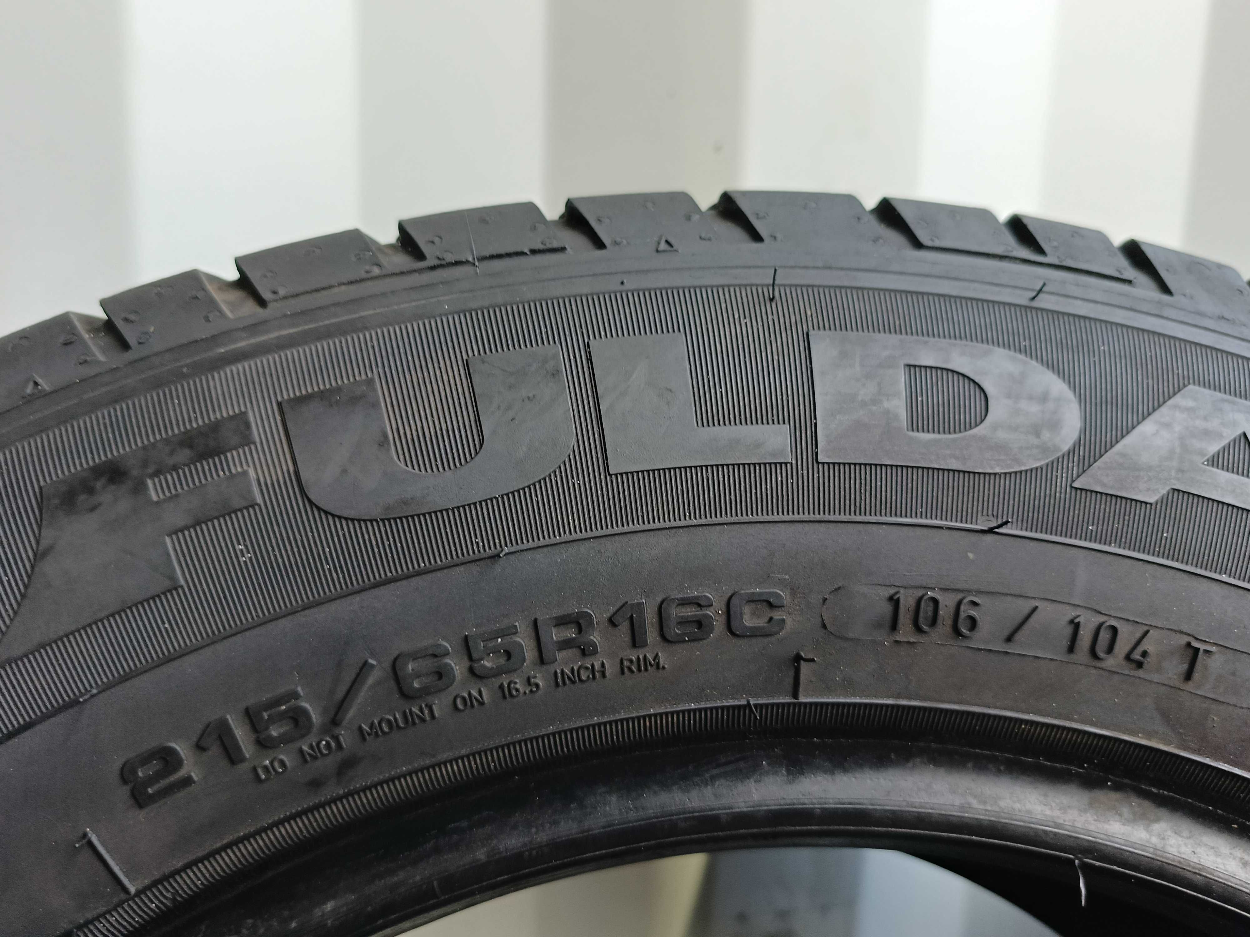 2X 215/65R16C FULDA 7mm 6B