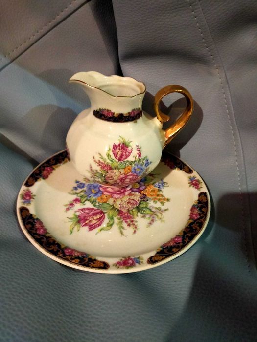 Conjunto louça decorativa casca fina marca limoges