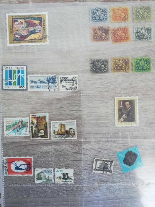 Colecção de 150 Selos - vários países, dos anos 60/70/80/90