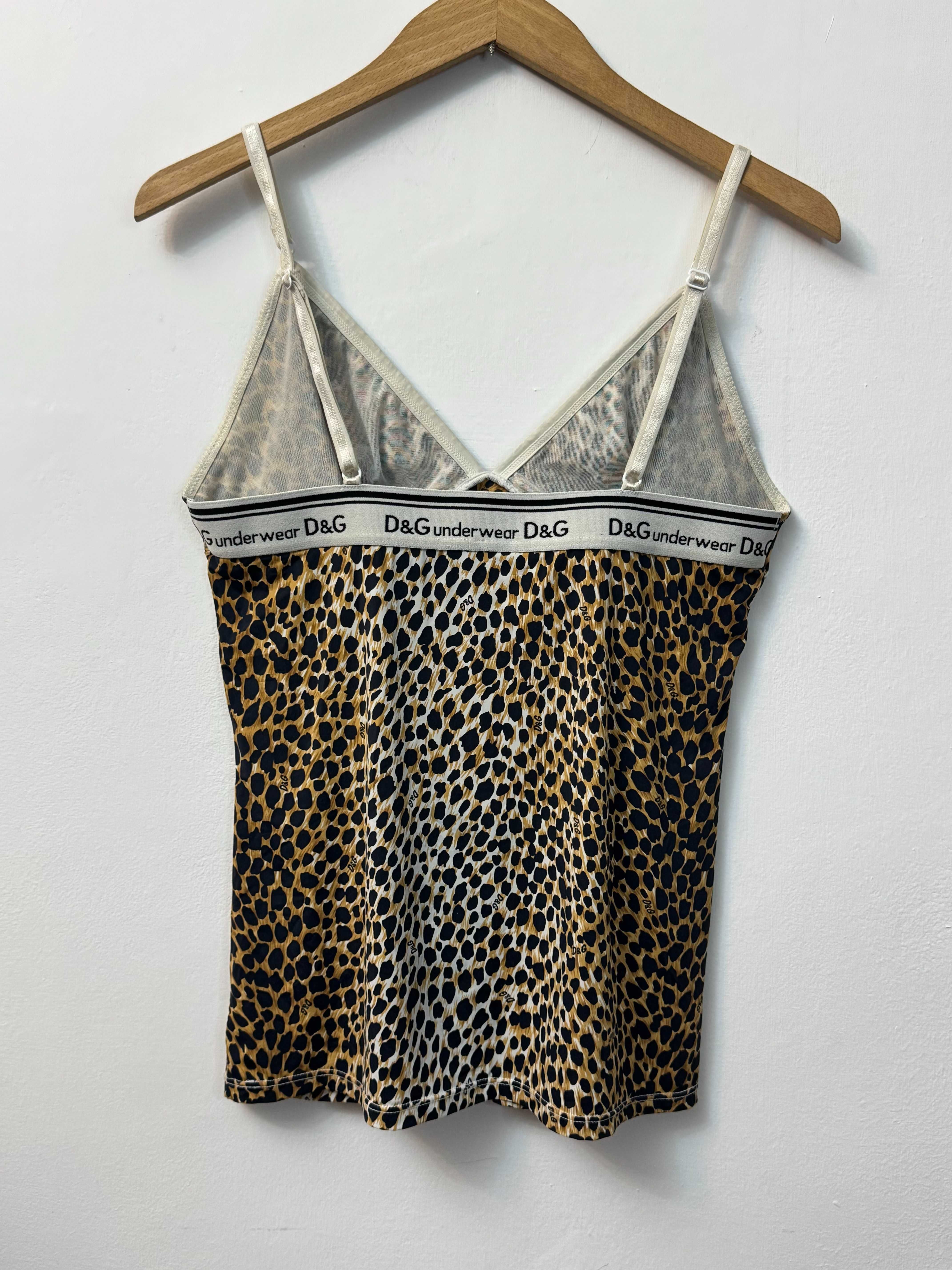Koszulka nocna halka vintage piżama coquette 00s DC Dolce Gabbana M 38