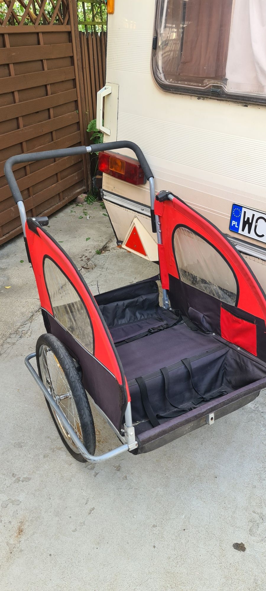 Sportiko Riksza, rydwan, wózek plażowy, wózek dla psa