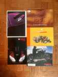 LOTE de 5 CATÁLOGOS - 3 de motos (gama completa) - 2 de acessórios