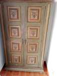 Vende movel bengaleiro pintado a mão muito antigo