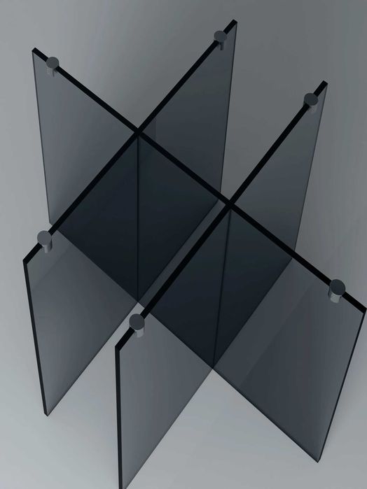 Okrągły stół do jadalni ze szkła Anouk ś.120cm (Westwing)