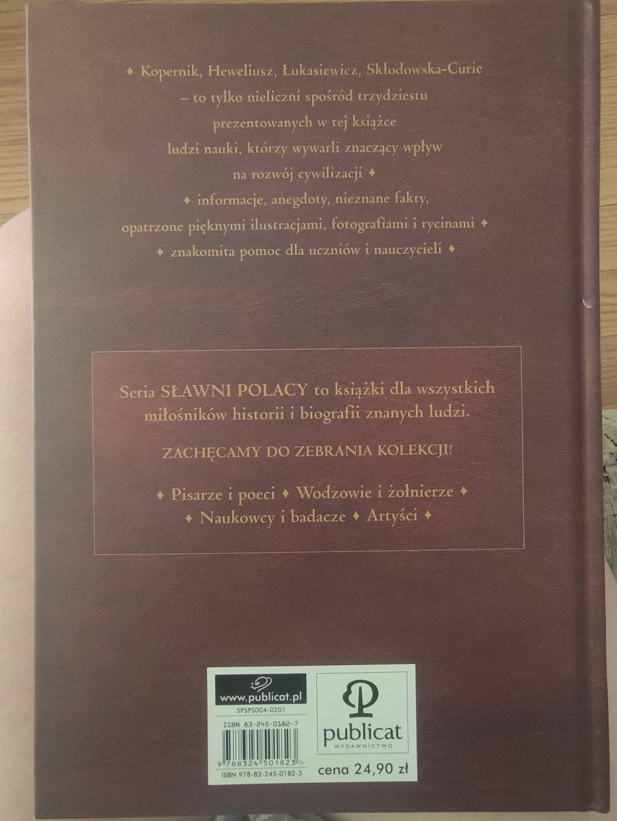 Książka sławni Polacy