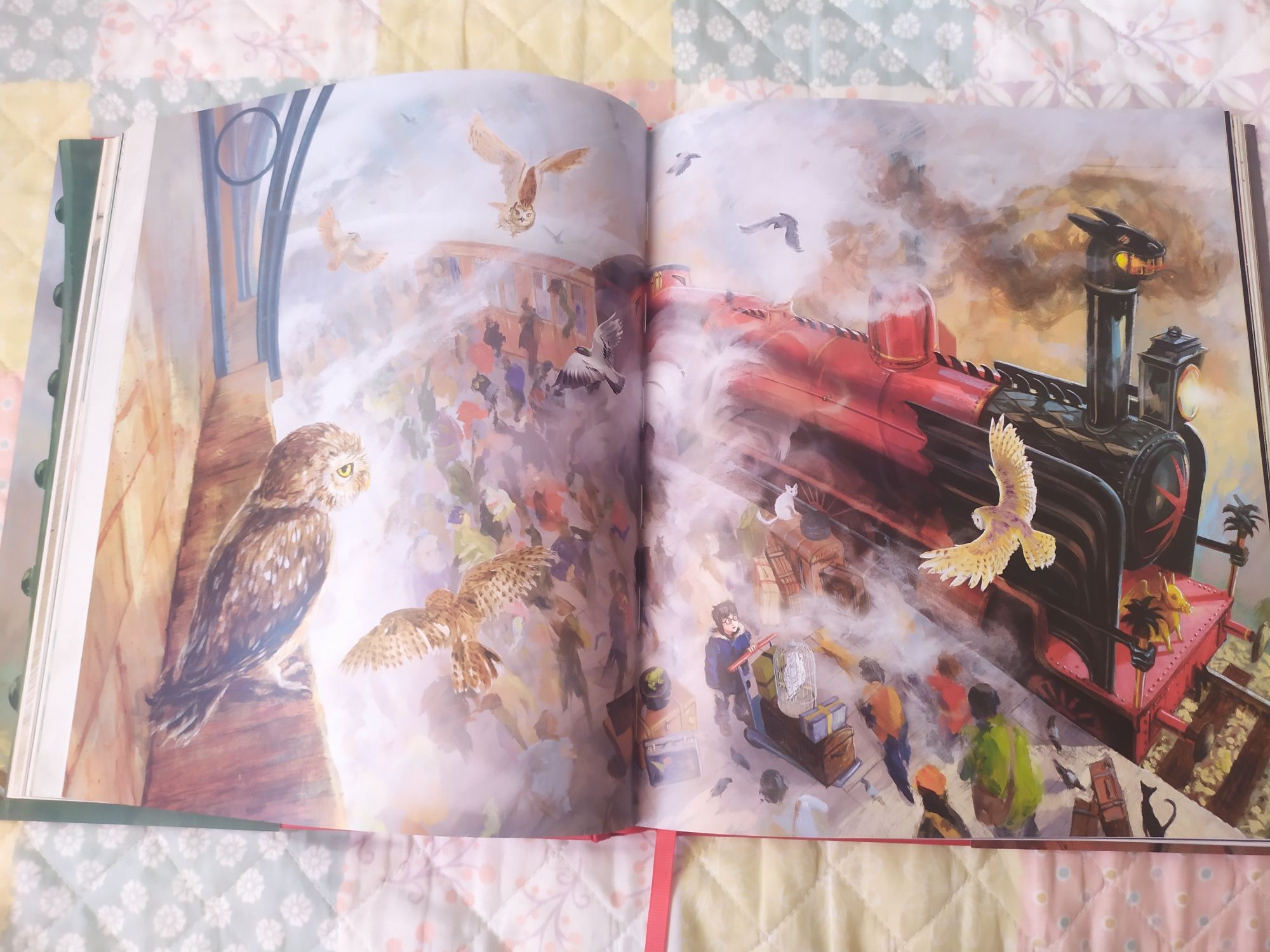 Livro Harry Potter e a Pedra Filosofal ilustrado