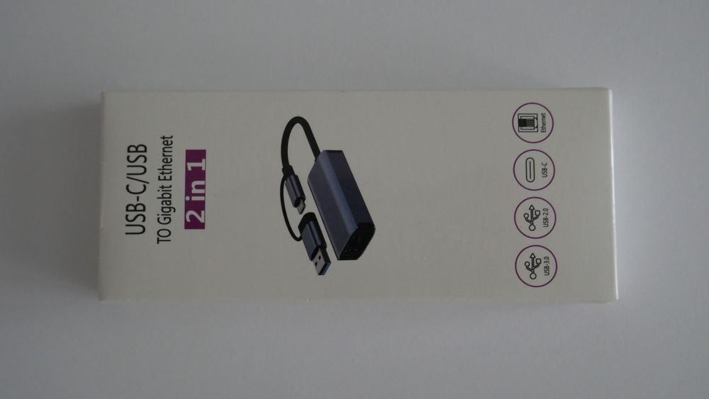 Adapter usb-a / usb-c na ethernet