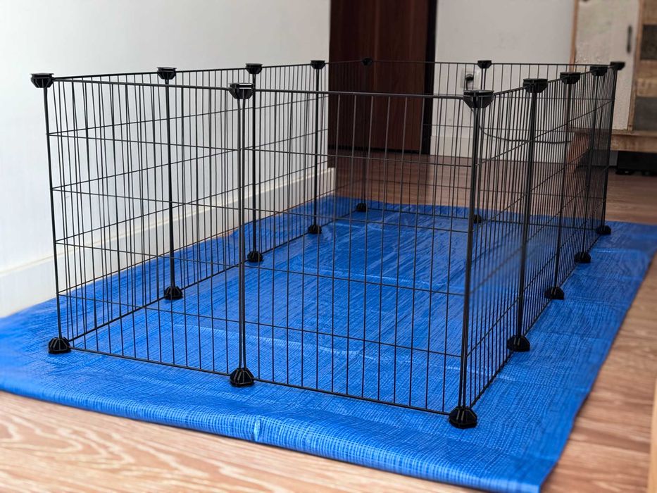 Nowy Wybieg Do Mieszkania Składany dla SHIH TZU + Gruba Mata Ochronna