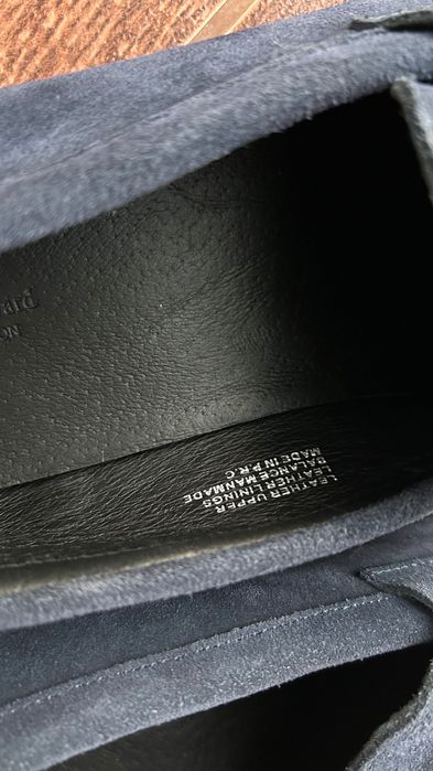 Чоловічі лофери з натуральної замші