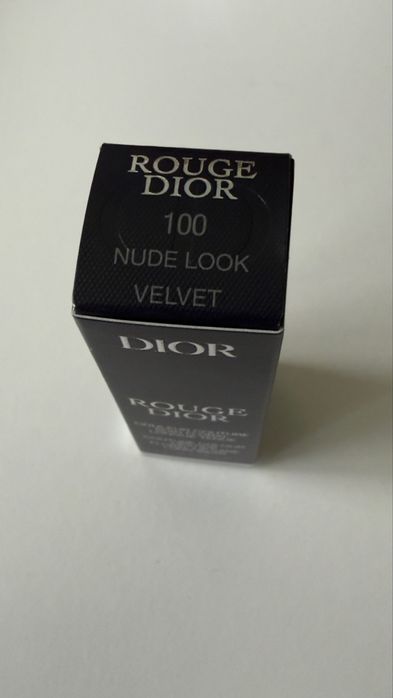 Міні-помада вельветова Dior 100 nude look нова оригінал!