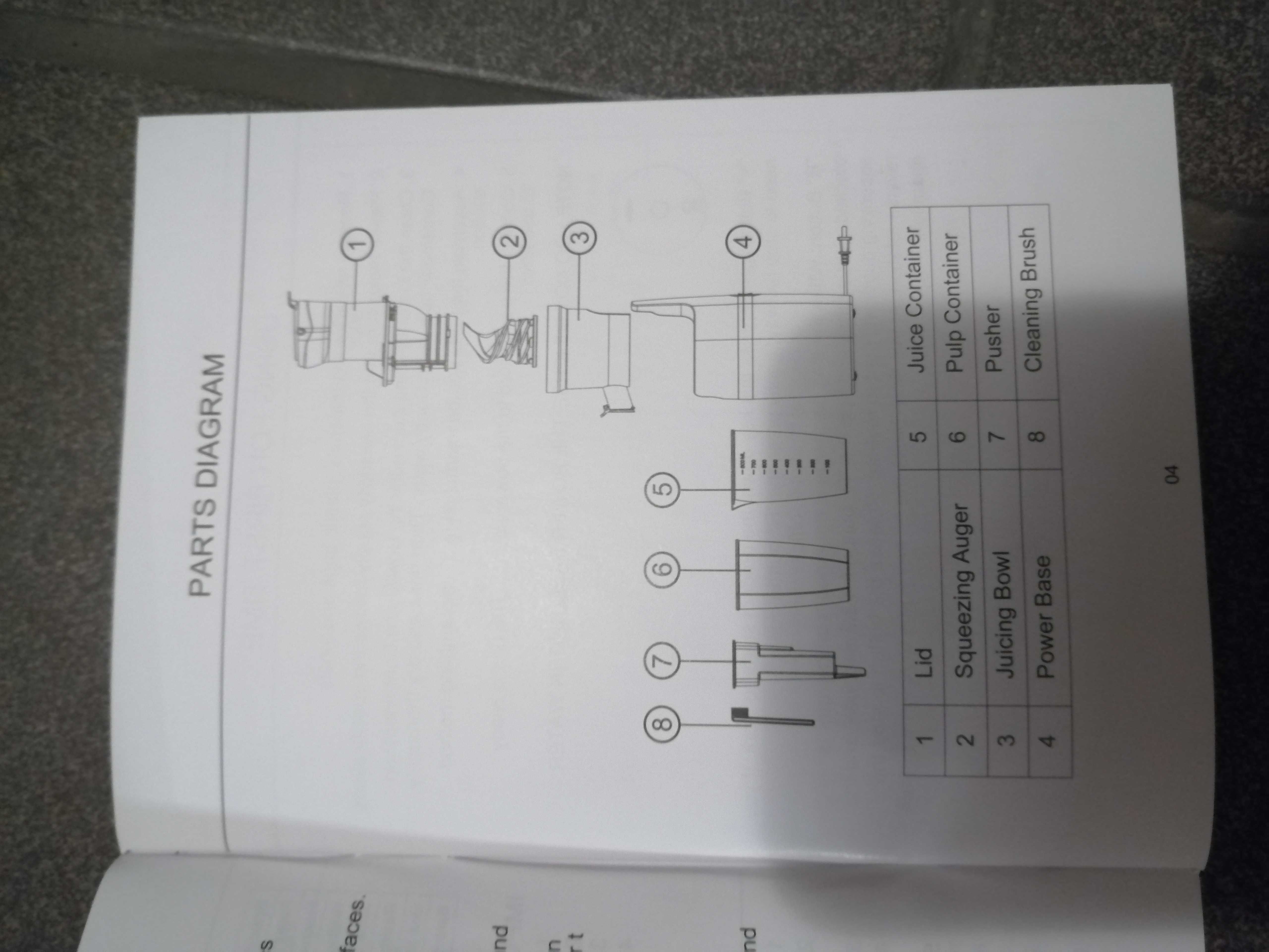 Wyciskarka Keenray EL18 czarny 200W wolnoobrotowa