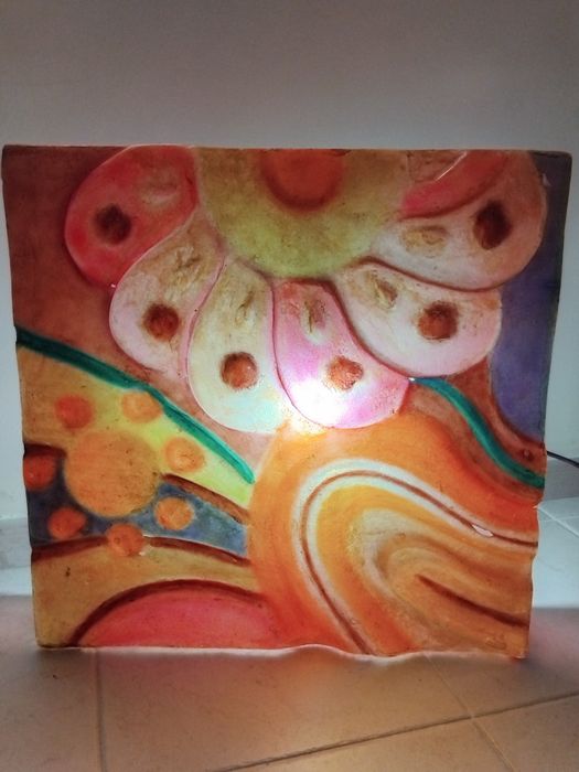 Candeeiro de parede do Gato Preto