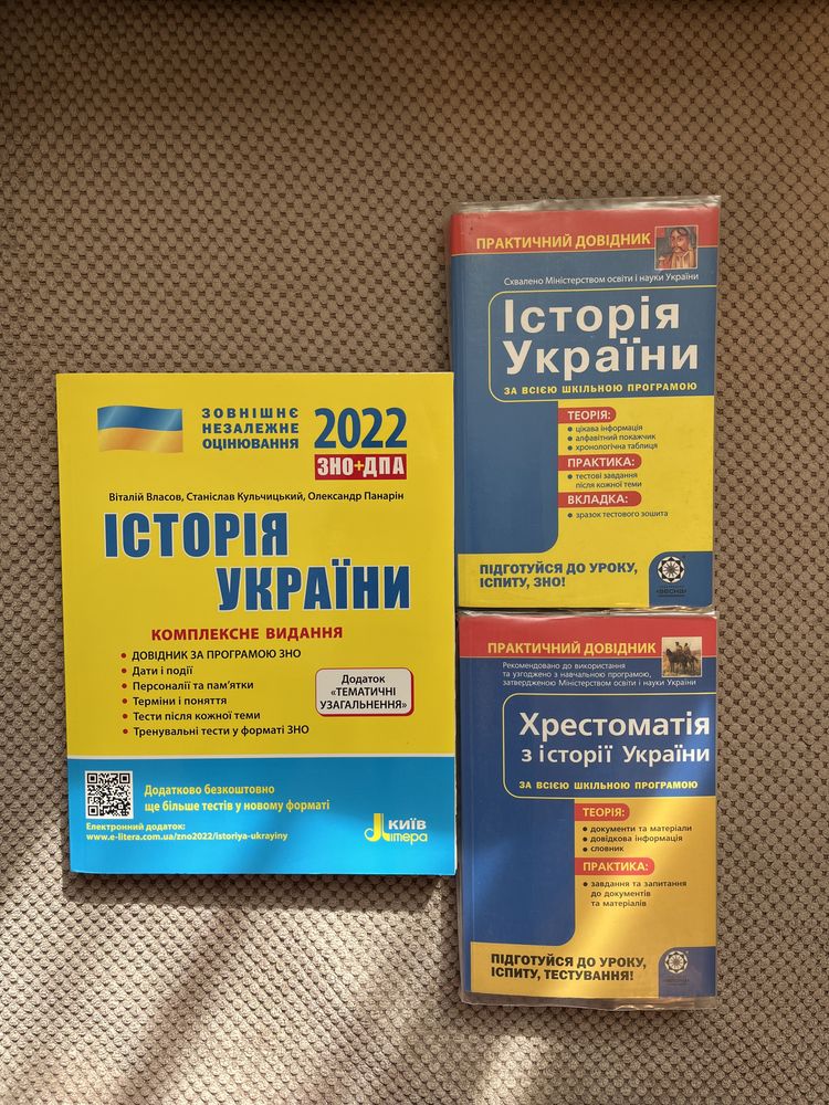 Довідник з історії України підготовка до ЗНО