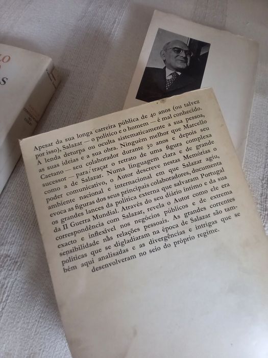 Três livros de Marcello Caetano conjunto barato