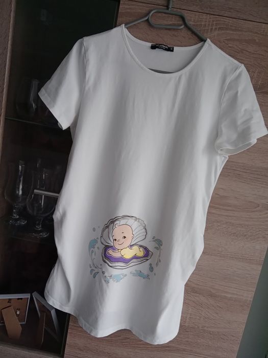 Ciążowa Bluzka Tunika T Shirt XL