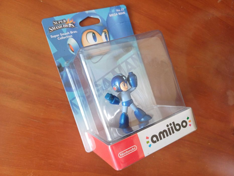 Amiibo Nintendo MegaMan N°27 Novo