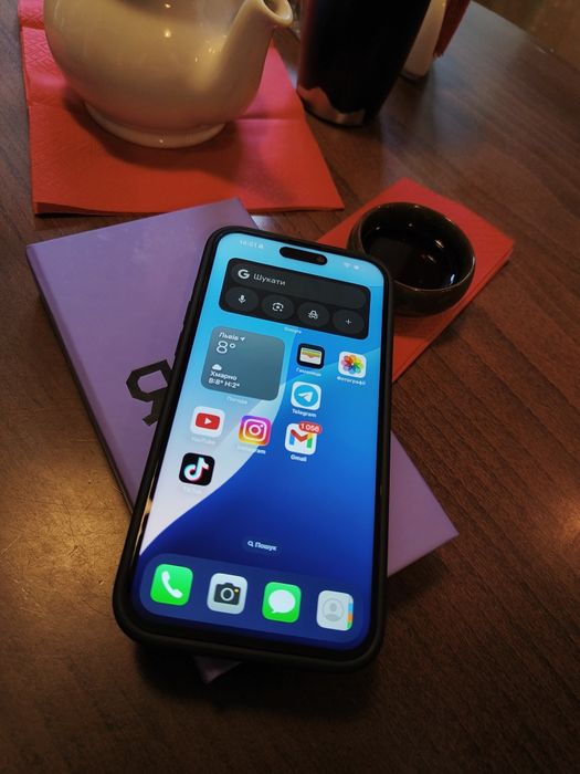 iPhone 15 pro max 256gb e-sim 92%