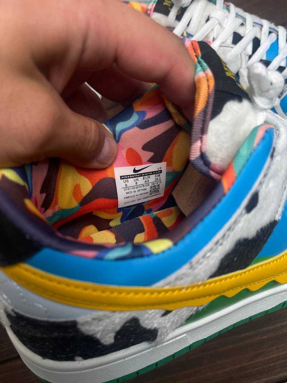 ЗНИЖКА‼️ 43 (27,5 см) Nike SB Dunk Ben & Jerry's Chunky Dunky найк СБ