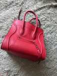 Кожаная сумка Celine Phantom