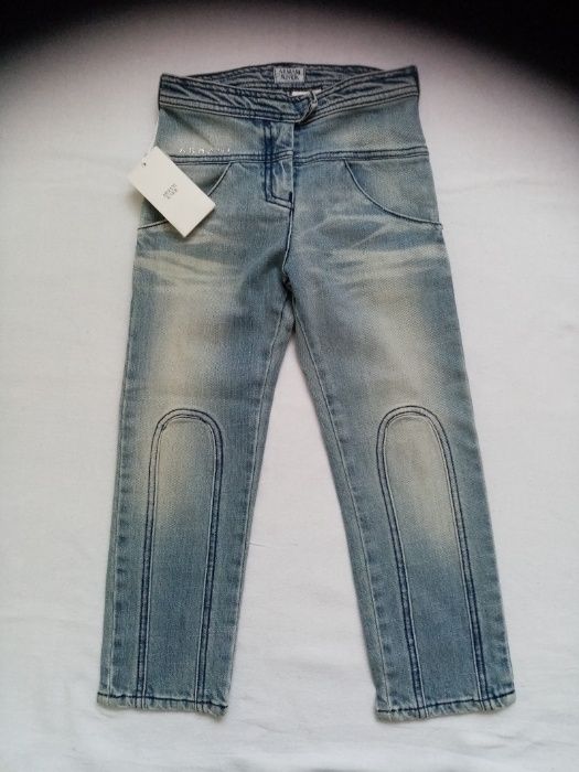 Armani Junior spodnie jeansy nowe z certyfikatem rozm. z met.4