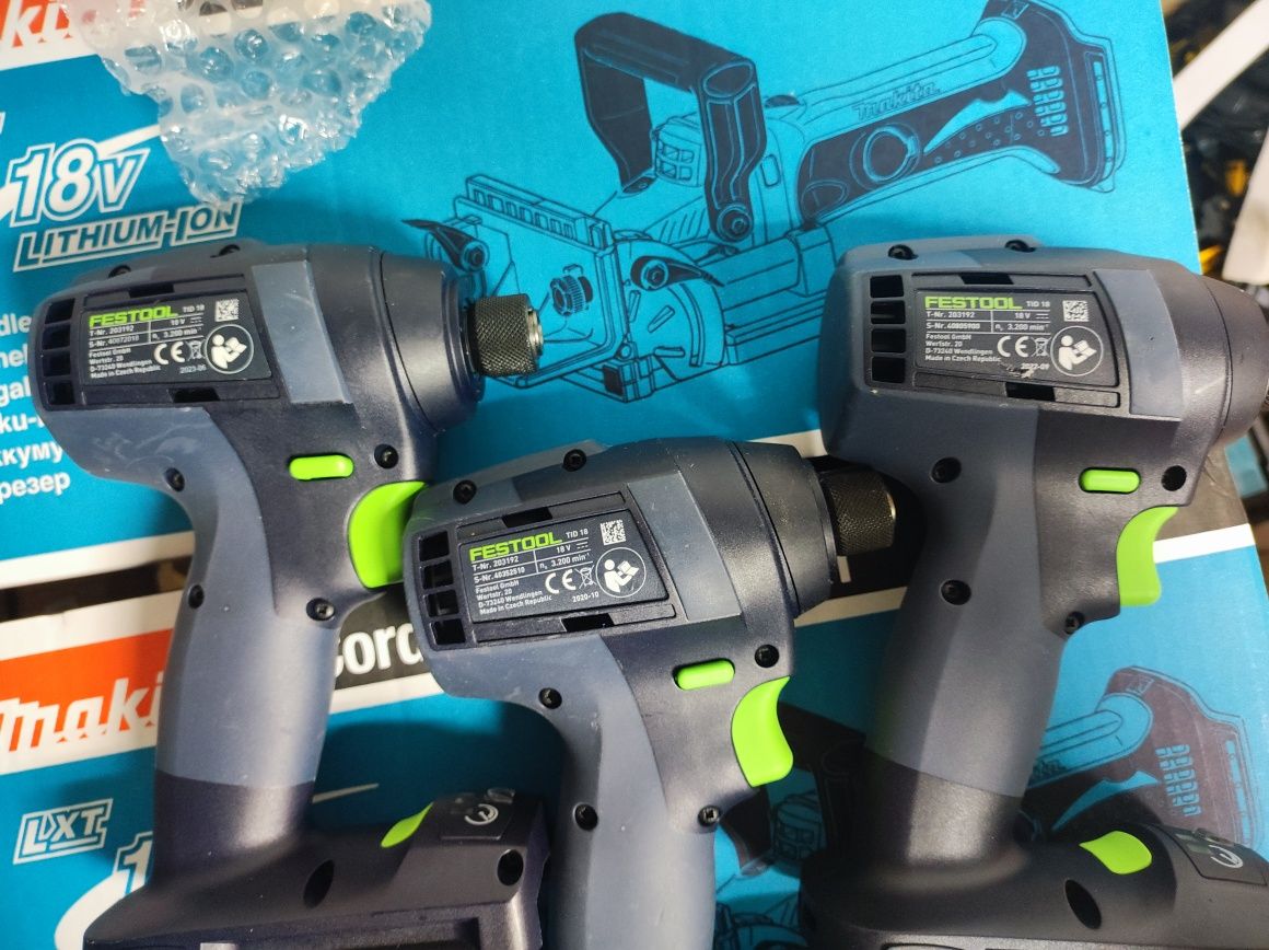 Акумуляторний ударний імпульсний шуруповерт Festool TID 18-Basic