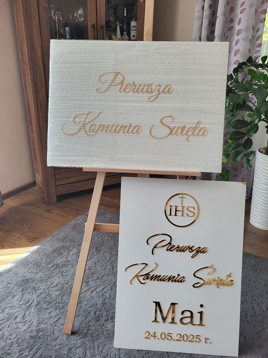 Tablica Pierwsza Komunia Święta