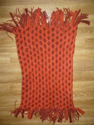 Шарф Снуд терракотовый