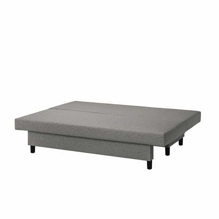 Sofá Cama IKEA Cinza com almofadas