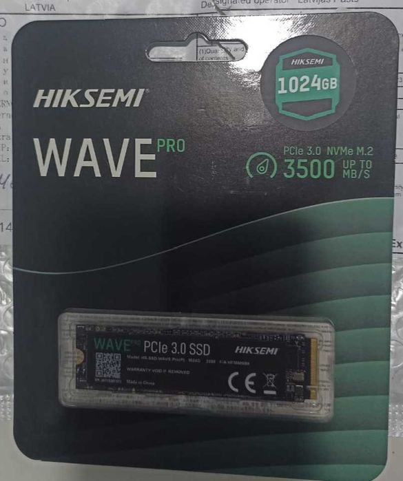 Dysk SSD HIKSEMI WAVE Pro 1TB PCIe Gen3x4 NVMe M.2 (3520/2900 MB/s)