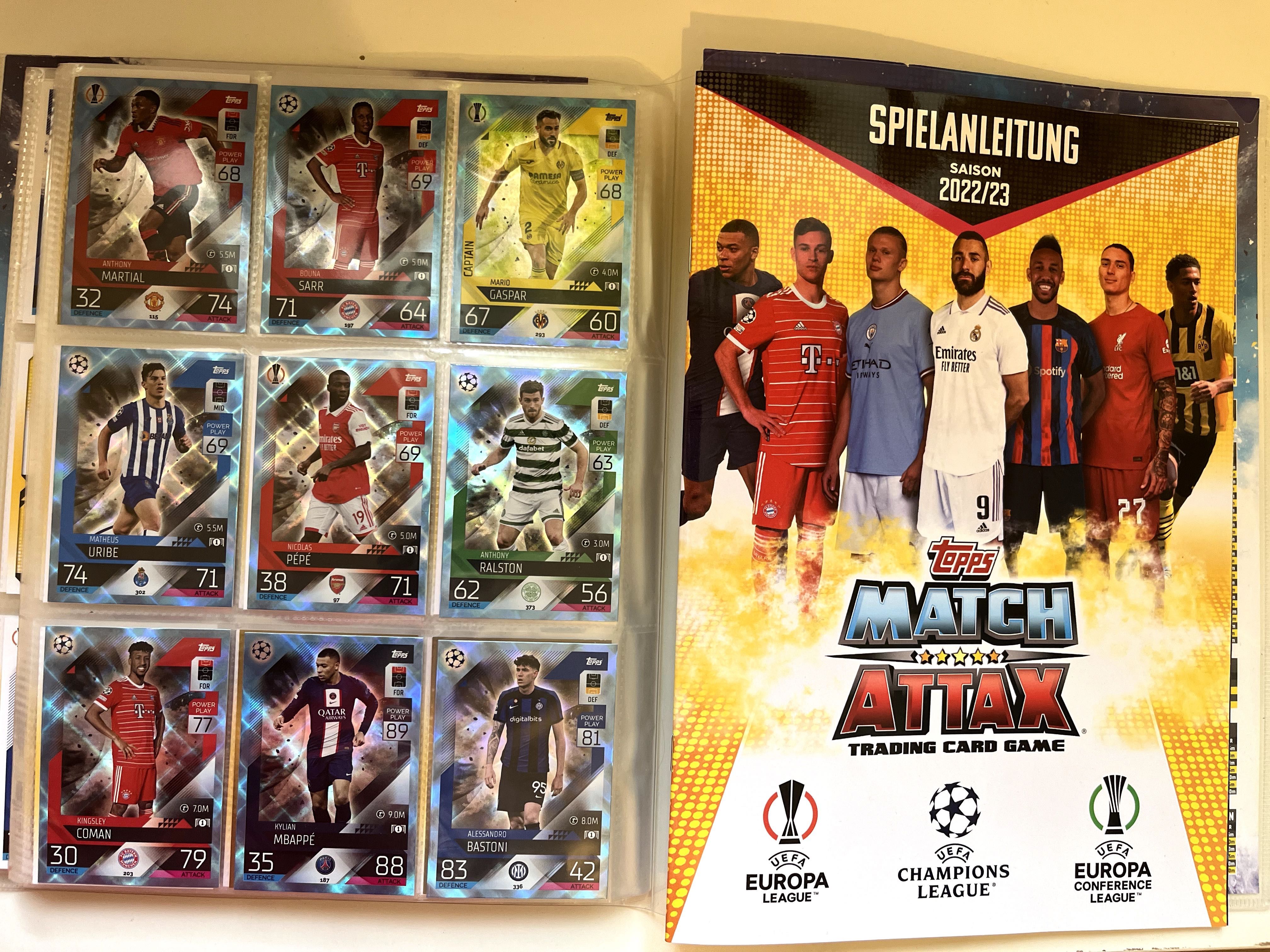 Karty z serii Match Attax 2023/24