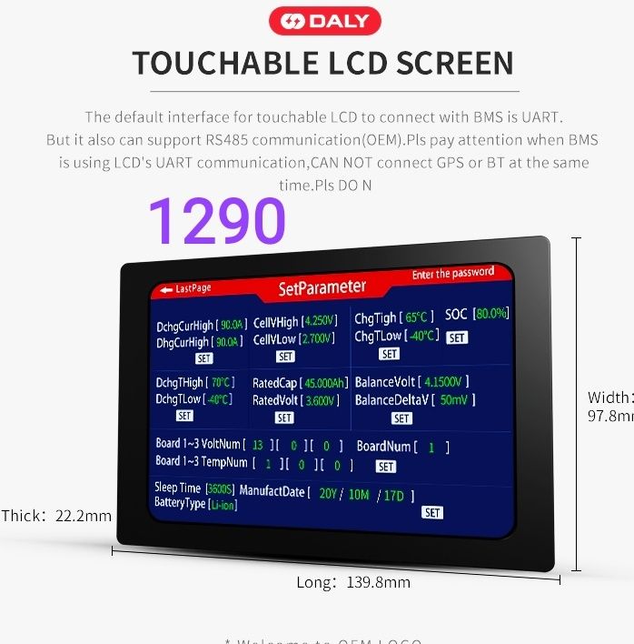 Smart BMS LiFePo4 12/24V 150/200A + Bluetooth+ smart active balancer 1