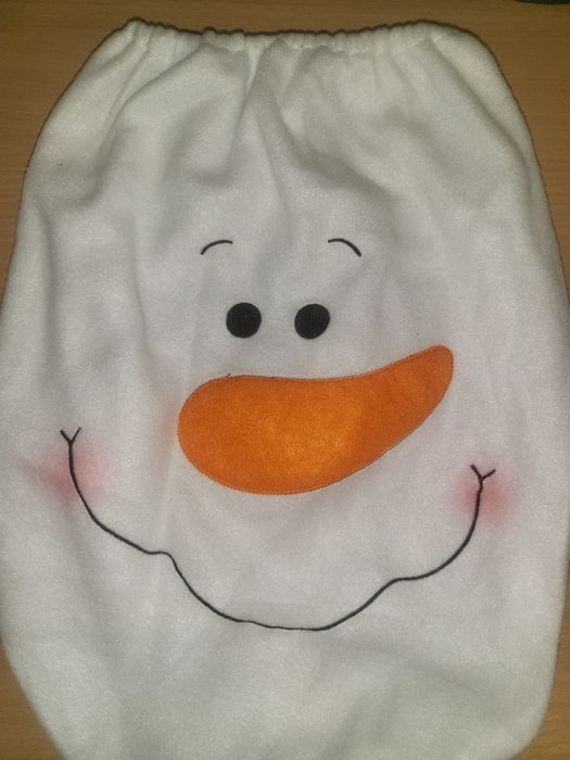 Новогодний чехол на крышку