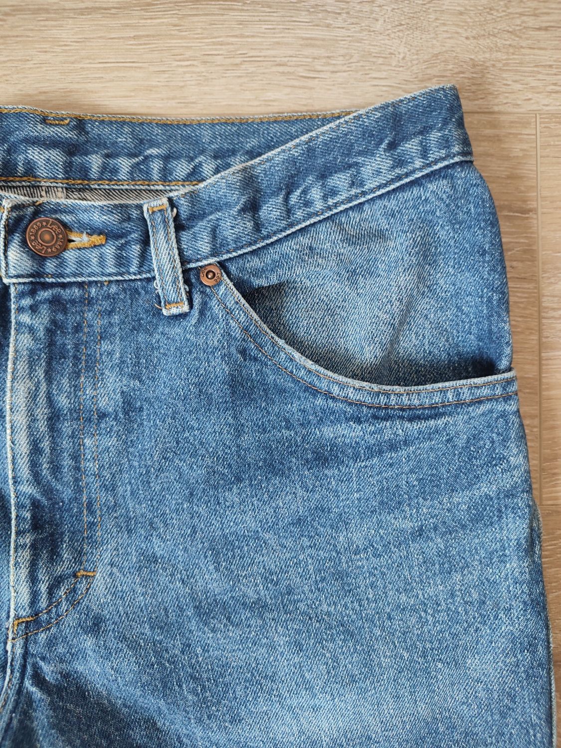Spodnie jeansowe proste straight fit Lee