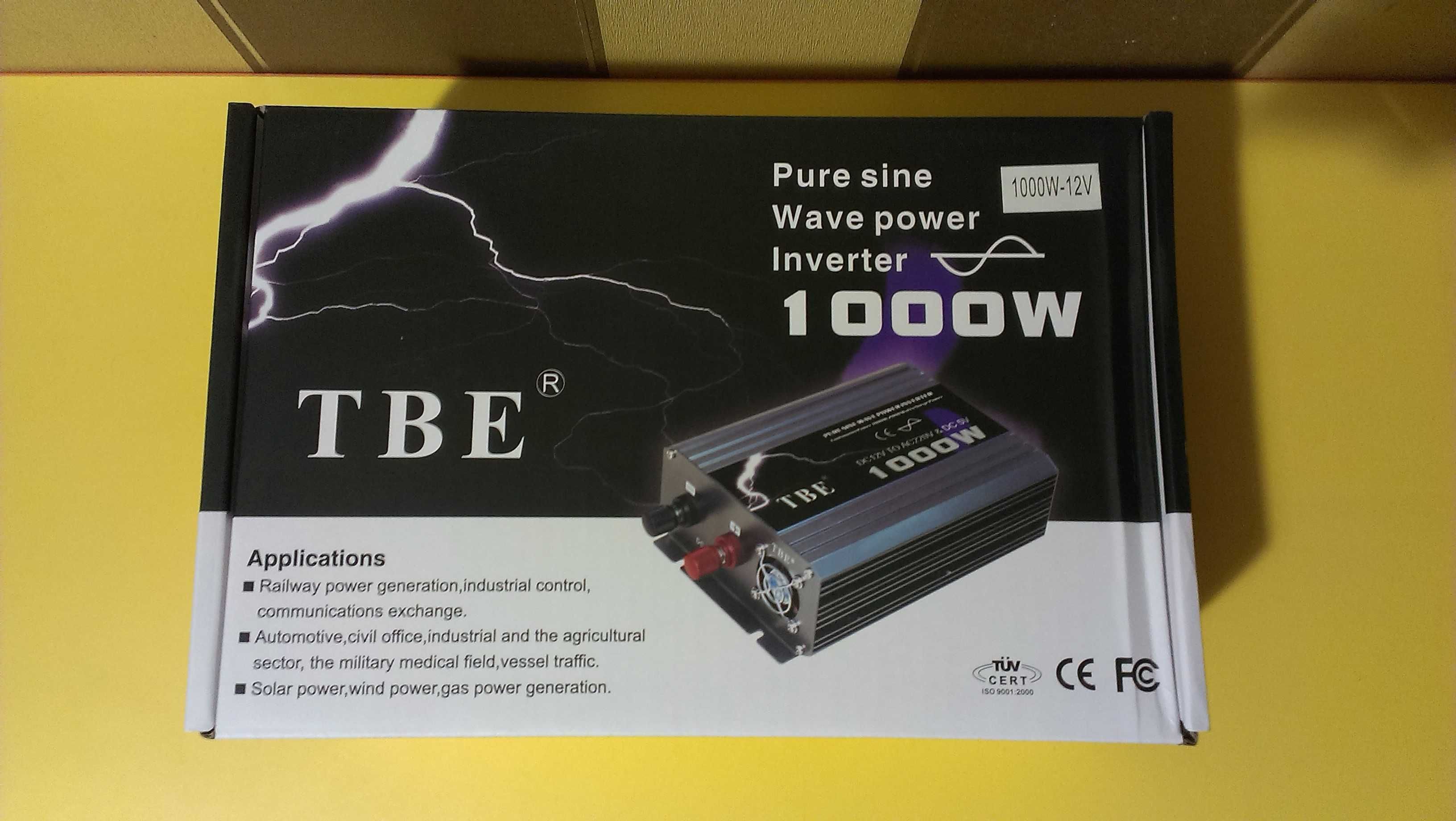 Преобразователь "TBE" T 12 P 1000-2 PURE SINE WAVE POWER INVERTER