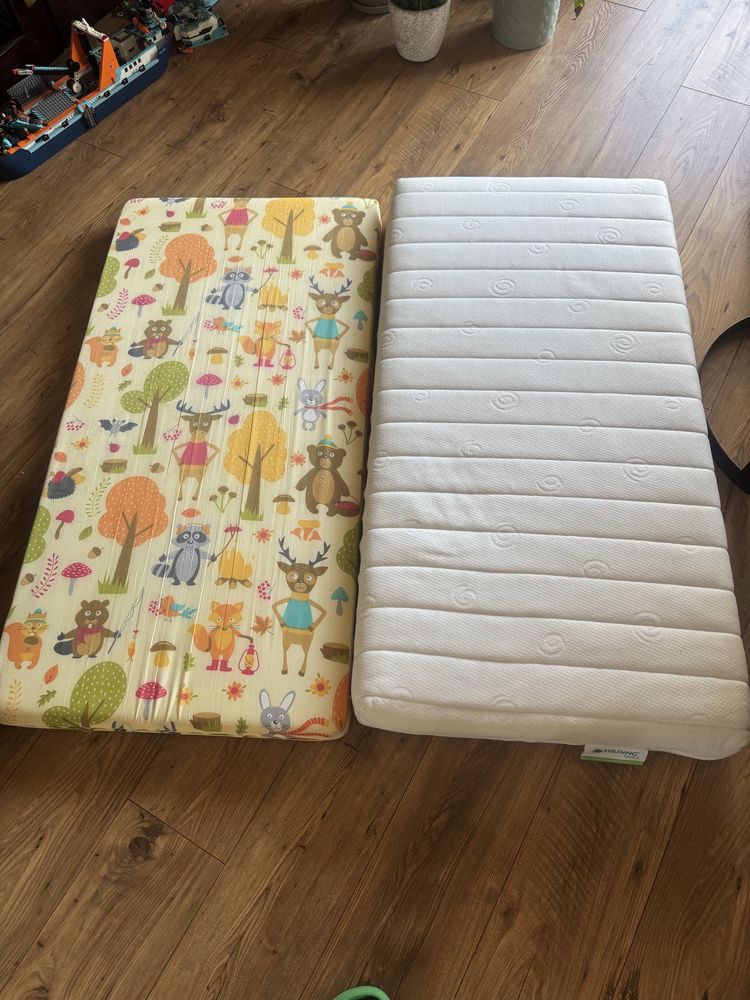 Lóżeczko niemowlęce 120 x 60 plus materac