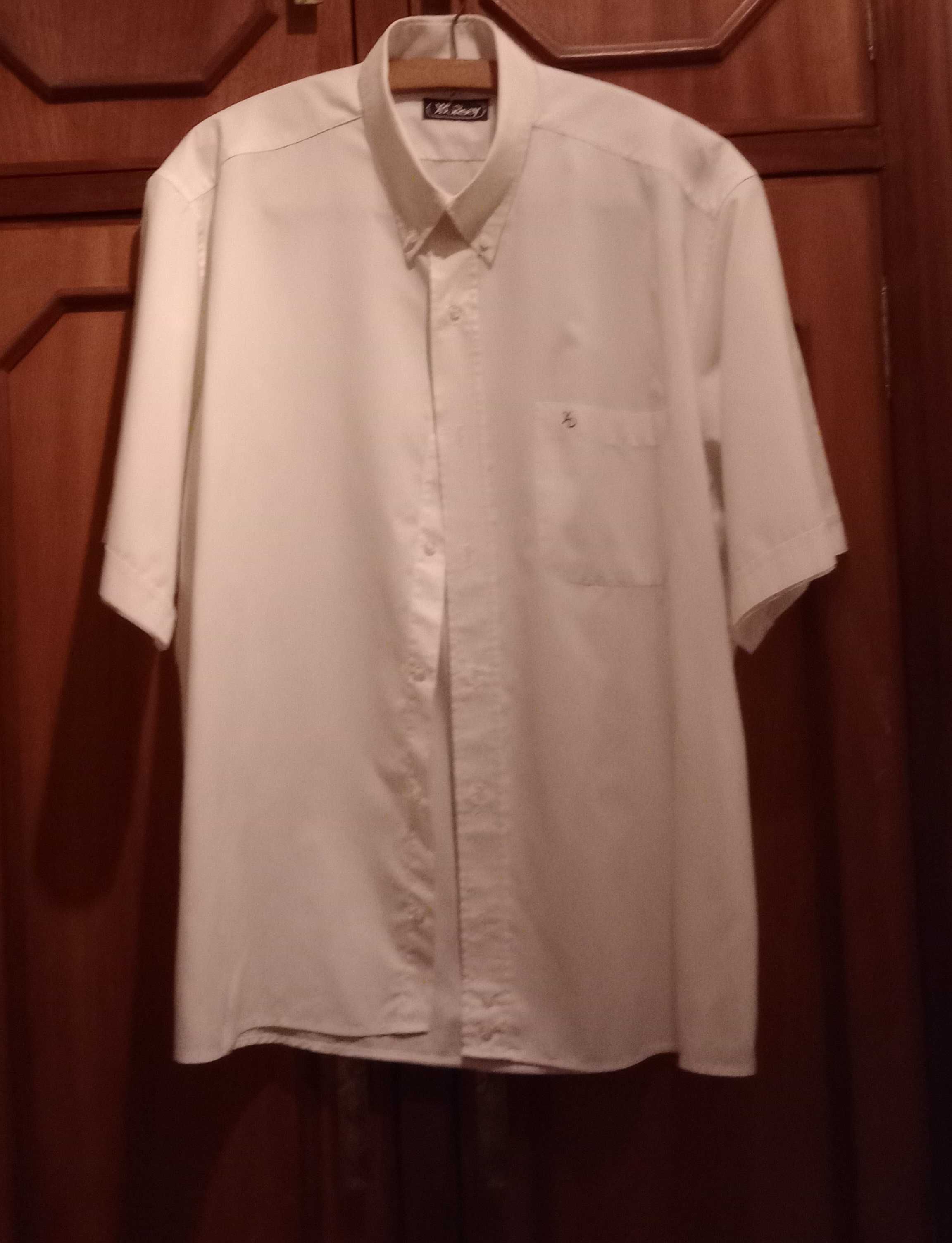 Camisa branca, manga curta - Yves Dorsey - Tam. XL - Como Nova