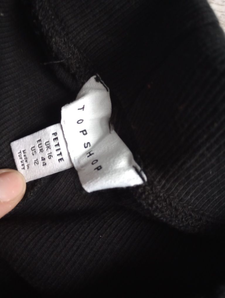 Legginsy getry bawełniane prążek 42/44 prążkowane jeździeckie zapietek