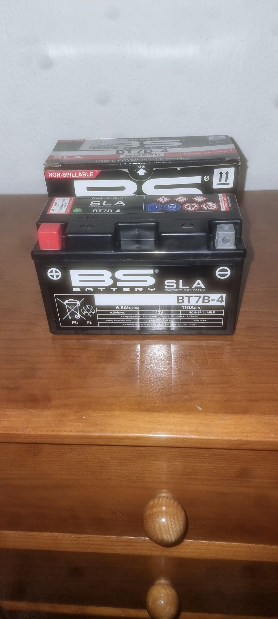 Bataria para moto4 nova