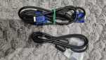 kable VGA 1,5m nowe + kable sieciowe (trójki)